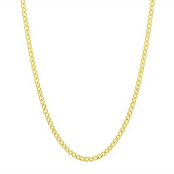 Taylor Grace 10k Gold Hollow Curb Chain Necklace