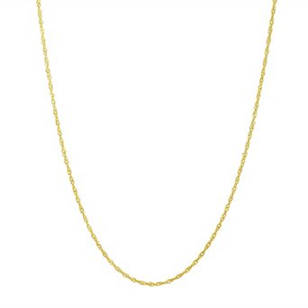 Taylor Grace 10k Gold Singapore Chain Necklace