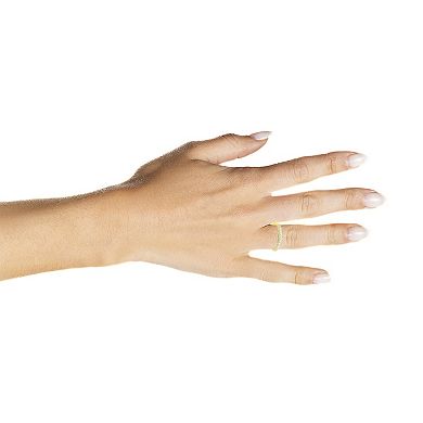 Mindful Brilliance 10k Gold 3/8 Carat T.W. Pave Lab-Created Diamond Ring