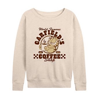 Women's Garfield Coffee Shop French Terry Long Sleeve Tee
