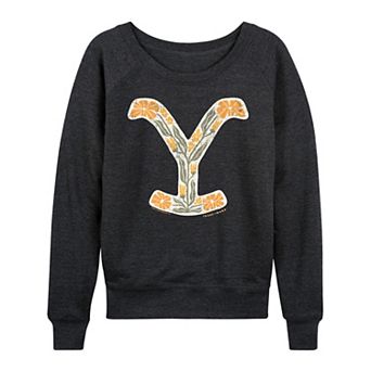 Women's Yellowstone Floral Logo French Terry Long Sleeve Tee