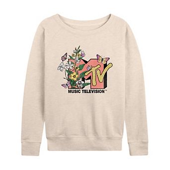 Women's MTV Botanical Art French Terry Long Sleeve Tee