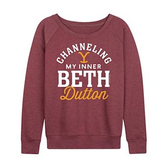 Women's Yellowstone Channeling My Inner Beth Dutton French Terry Long Sleeve Tee