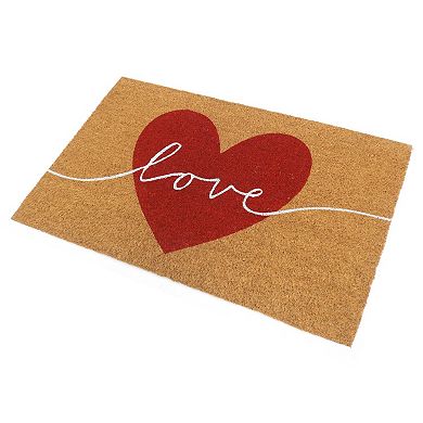 Celebrate Together™ Valentine's Day Love Design Coir Doormat