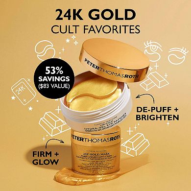 24K Gold 2-Piece Mini Brightening & Anti-Aging Skincare Set