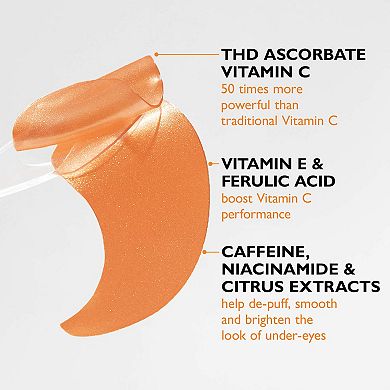 Full-Size Vitamin C & Hyaluronic Acid Eye Patches 2-Piece Gift Set