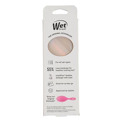 Wet Brush Mini Detangler Chrome Hair Brush