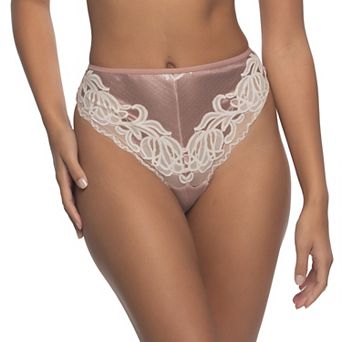 Women's Paramour Amelie Lace & Satin Thong 535220