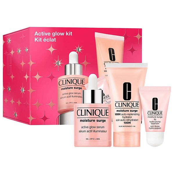 CLINIQUE Active Glow Moisture Surge Skincare Set