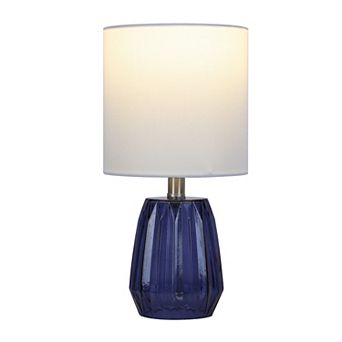 Blue Glass Table Lamp
