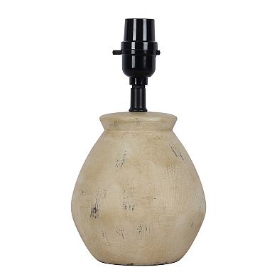 Rustic Beige Accent Lamp