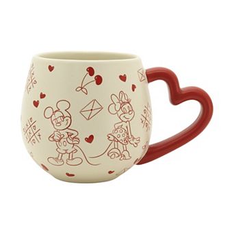 Celebrate Together™ Disney's Mickey Mouse & Minnie Mouse Valentine's Day Heart Mug