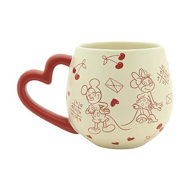 Celebrate Together™ Disney's Mickey Mouse & Minnie Mouse Valentine's Day Heart Mug