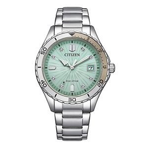 Citizen Women's Stainless Steel Bracelet Watch with Crystal