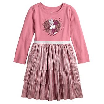 Baby & Toddler Girl Jumping Beans® Disney's Minnie Mouse Metallic Tiered Tutu Dress