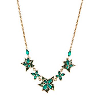 Napier Floral Collar Necklace