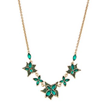 Napier Floral Collar Necklace