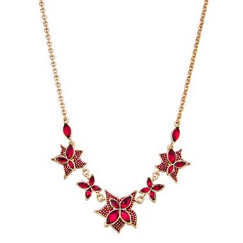 Napier Floral Design Necklace