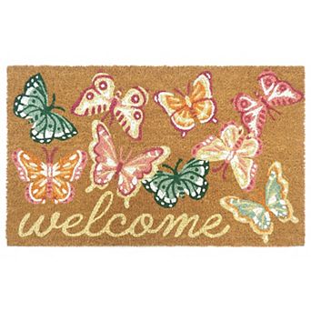 Celebrate Together™ Spring Multi Butterfly Coir Doormat