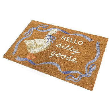 Celebrate Together™ Spring "Hello Silly Goose" Coir Doormat