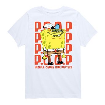 Boys 8-20 SpongeBob SquarePants People Order Our Patties Graphic Tee