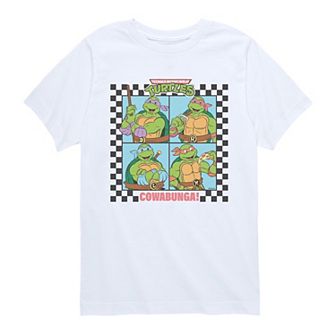 Boys 8-20 Teenage Mutant Ninja Turtles Cowabunga Grid Graphic Tee