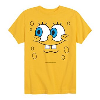 Boys 8-20 SpongeBob SquarePants Face Graphic Tee