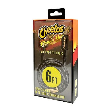 Flaming Hot Cheetos 6-ft. USB-C to USB-C Cable