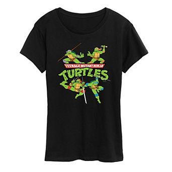 Women's Teenage Mutant Ninja Turtles Logo Graphic Tee