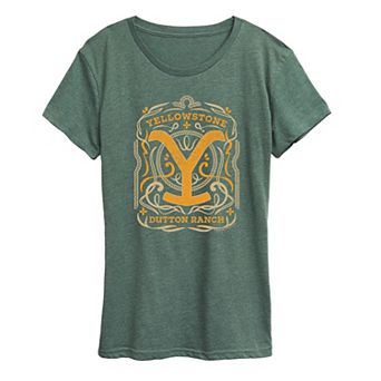 Women's Yellowstone Flourish Logo Graphic Tee
