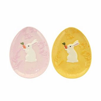 Celebrate Together™ 2 pc Easter Egg Shape Salad Plates
