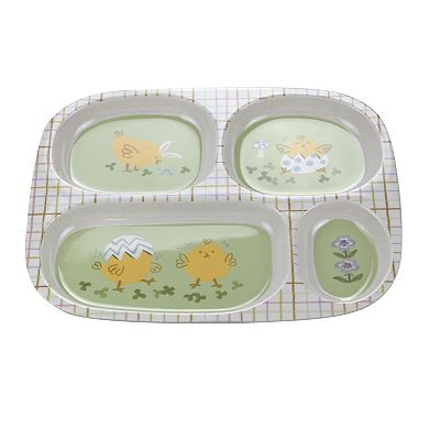 Celebrate Together™ Easter Chick Divided Plate