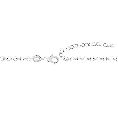 PRIMROSE Belcher Chain Necklace with Cubic Zirconia Accent