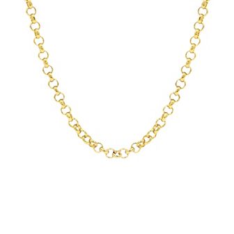 PRIMROSE Belcher Chain Necklace with Cubic Zirconia Accent