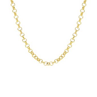 PRIMROSE Belcher Chain Necklace with Cubic Zirconia Accent