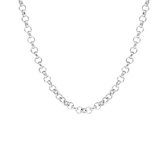 PRIMROSE Belcher Chain Necklace with Cubic Zirconia Accent