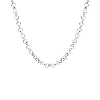 PRIMROSE Belcher Chain Necklace with Cubic Zirconia Accent