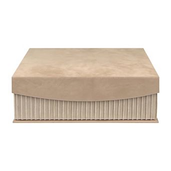 Belle Maison Small Flip-Top Velvet Box