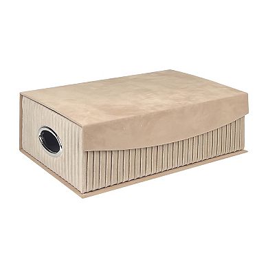 Belle Maison Small Flip-Top Velvet Box