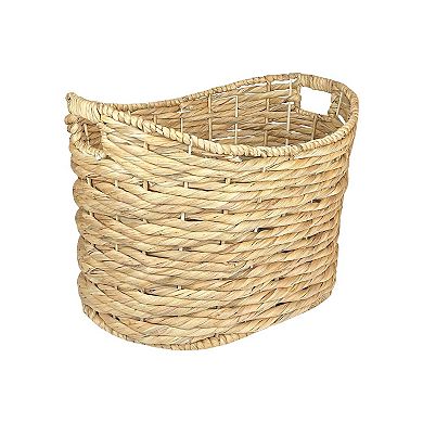 Belle Maison Large Oval Natural Basket