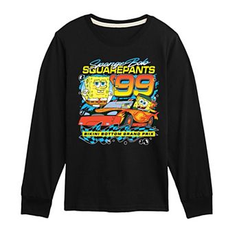 Boys 8-20 SpongeBob SquarePants '99 Bikini Bottom Grand Prix Long Sleeve Graphic Tee