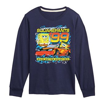Boys 8-20 SpongeBob SquarePants '99 Bikini Bottom Grand Prix Long Sleeve Graphic Tee