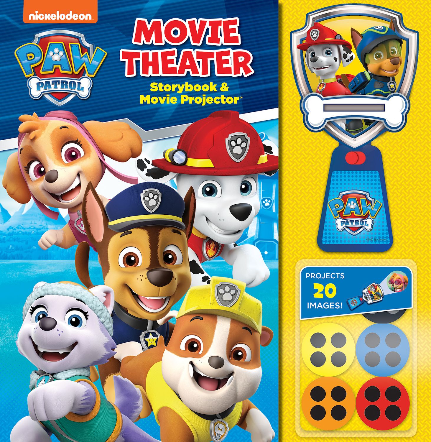 PAW Patrol: Movie Theater Storybook & Movie Projector Hardcover Book