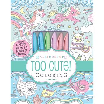 Kaleidoscope: Too Cute! Coloring Activity Book