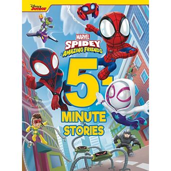 5Minute Spidey and His Amazing Friends Stories by Steve Behling Children's Hard Cover Book