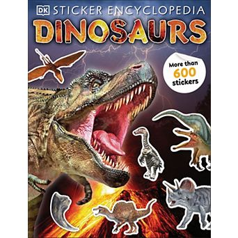 Sticker Encyclopedia Dinosaurs Children's Book