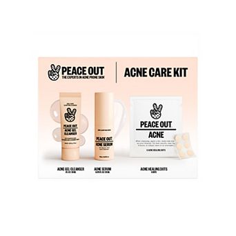 Peace Out Acne Care Treatment Kit For Breakouts With Salicylic Acid