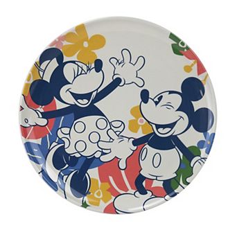 Celebrate Together™ Disney's Mickey Mouse & Minnie Mouse Floral Salad Plate