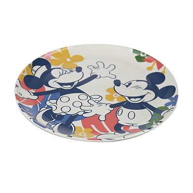 Celebrate Together™ Disney's Mickey Mouse & Minnie Mouse Floral Salad Plate