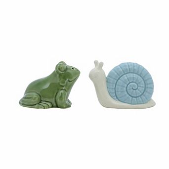 Celebrate Together™ Spring 2 pc Frog & Snail Salt & Pepper Shaker Set
